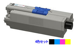 沖(OKI)データ TNR-C4KK1/C1/M1/Y1/標準容量 リサイクルトナー4色